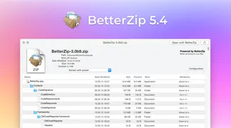 BetterZip 5.4 brings new file previews, Finder-style selection, macOS 26 support, and more image