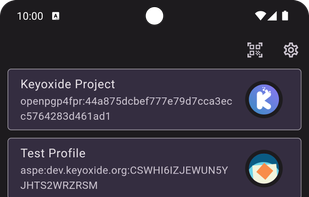 Keyoxide screenshot 2