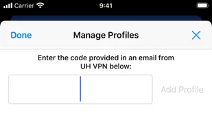 UH VPN screenshot 3