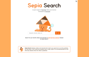Sepia Search screenshot 1