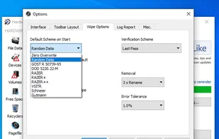 Hardwipe screenshot 1