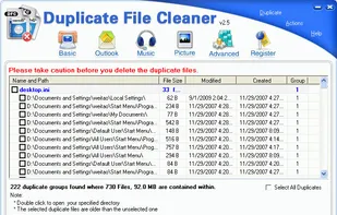 Smart Delete (check the select all dups box)