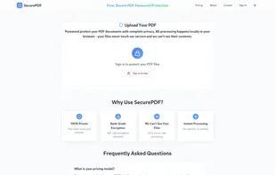 SecurePDF screenshot 1