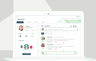 Social recognition wall