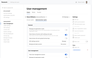 Invite teammates to vaults and shared folders