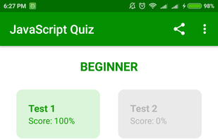 JavaScript Quiz screenshot 2