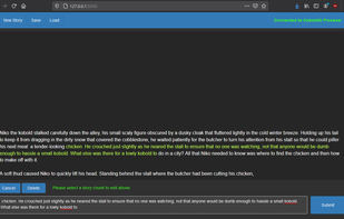 KoboldAI screenshot 1