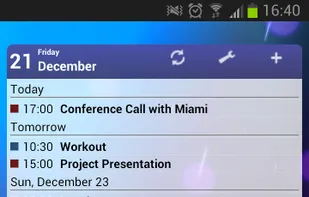 Business Calendar screenshot 1