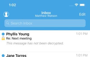 Hushmail screenshot 1