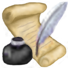 Scroll, Quill & INK icon