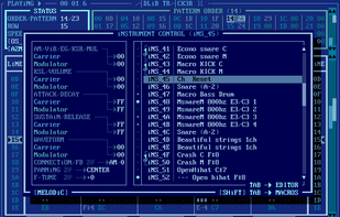 Adlib Tracker II screenshot 1