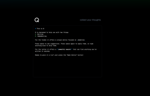 Q - Collect Your Thoughts screenshot 1