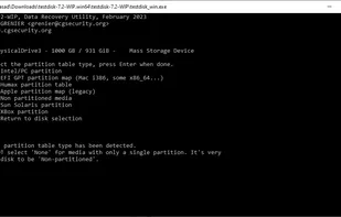 TestDisk screenshot 2