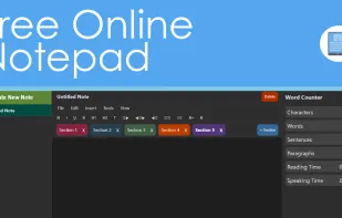 Online Notepad screenshot 1