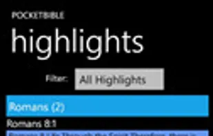 PocketBible screenshot 1