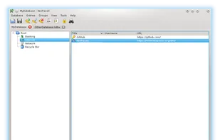KeePassX screenshot 1