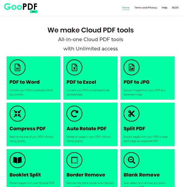 GooPDF Alternatives: Top 10 PDF Editors & Similar Websites | AlternativeTo