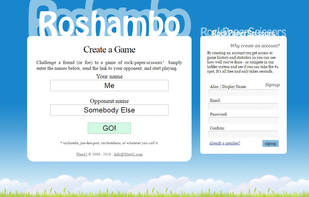 Roshambo.me screenshot 1