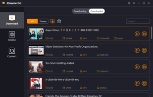 iDownerGo Video Converter screenshot 1