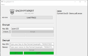 EncryptXpert screenshot 1