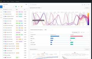 Weights & Biases screenshot 1