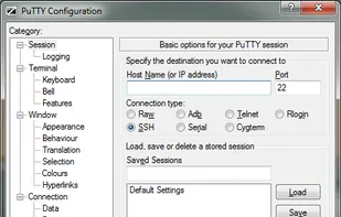 PuTTY Tray screenshot 1