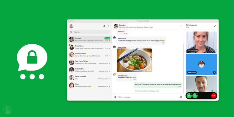 Threema 2.0 update brings group call feature to desktop users image