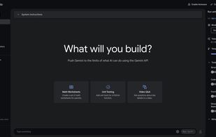 Google AI Studio screenshot 1