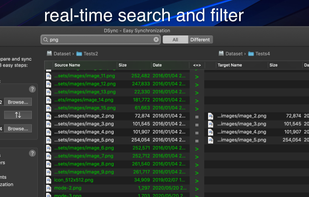 Realtime search and filtering