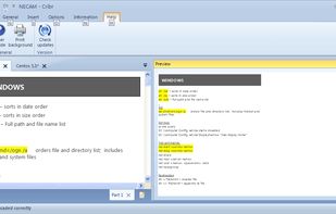 Main editing page