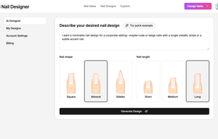 Nail Designer AI screenshot 2