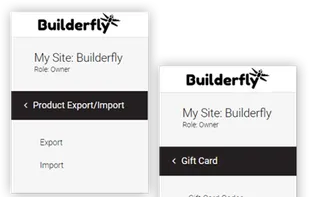 Creating an online store using Builderfly