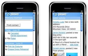 Plaxo screenshot 3