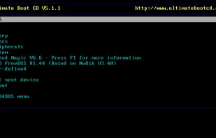 Ultimate Boot CD screenshot 1