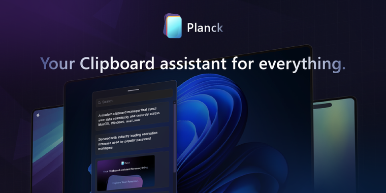 Clipboard manager Planck releases v1.0 with improved sync features & other enhancements image