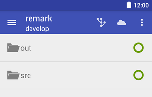 Pocket Git screenshot 1