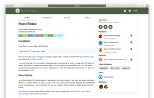 Verdaccio screenshot 1