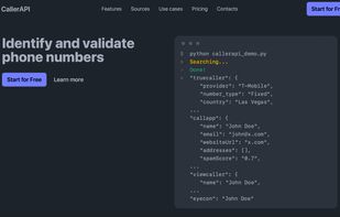 Landing page