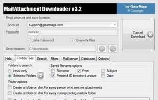 Mail Attachment Downloader screenshot 1