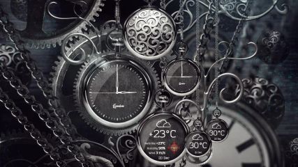 Oplao Black Clock screenshot 1