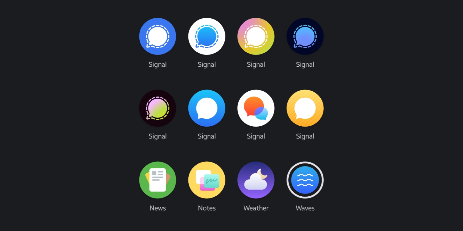 You can now change Signal's icon and name to make it look like another app