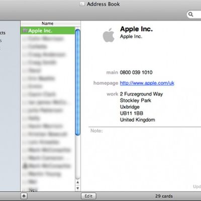free address book software for mac