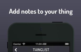 Thinglist screenshot 2
