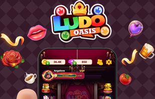 Ludo Oasis Dice Board Game screenshot 1