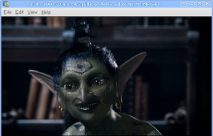 Gnome MPlayer playing a movie