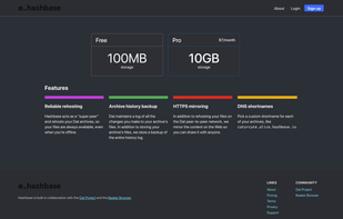 Hashbase screenshot 1