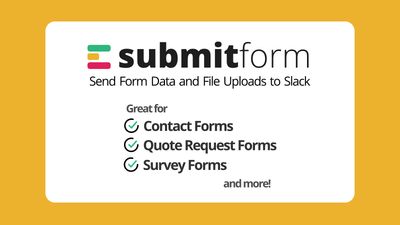SubmitForm.app is great for contact forms, quote request forms, surveys and more!