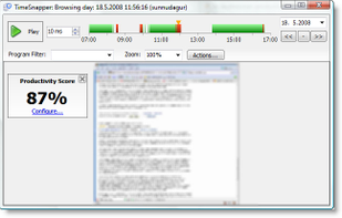 TimeSnapper screenshot 2