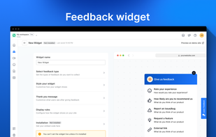 Feedback Widget?
Integrate our feedback widget easily on your website or software to gather NPS scores, CSAT scores, feature requests, and bug reports in real time. This widget is your main tool for staying connected with users, understanding their needs, and addressing concerns right away.