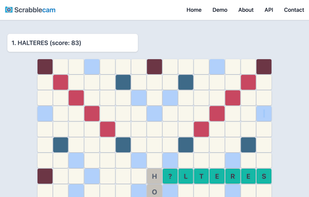 Recognized state with move suggestions
